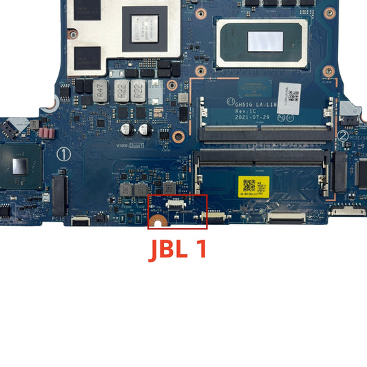 Acer Nitro 5 AN515-57 Motherboard LA-L181P NB.QEK11.002 with i5-11400H GTX1650-4GB JBL1 - Bighao-era Laptop Part