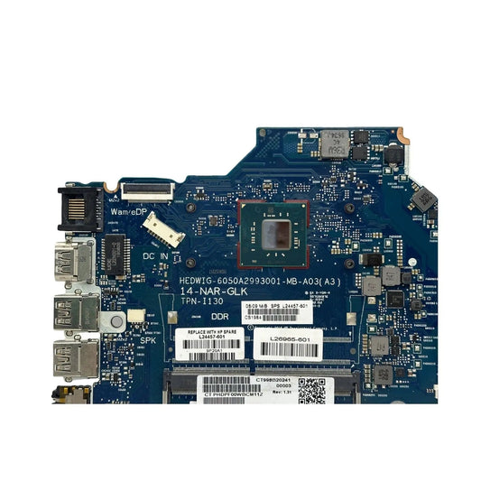 HP 14-CF 245 G7 motherboard 6050A2993001 L24457-601 with N4000 CPU - Bighao-era Laptop Part