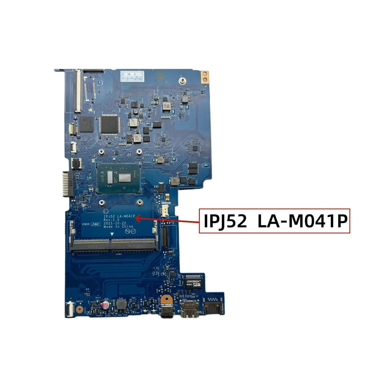 HP 250 G9 Motherboard LA-M041P N08746‑601 with N4500 CPU 128GB-eMMC - Bighao-era Laptop Part