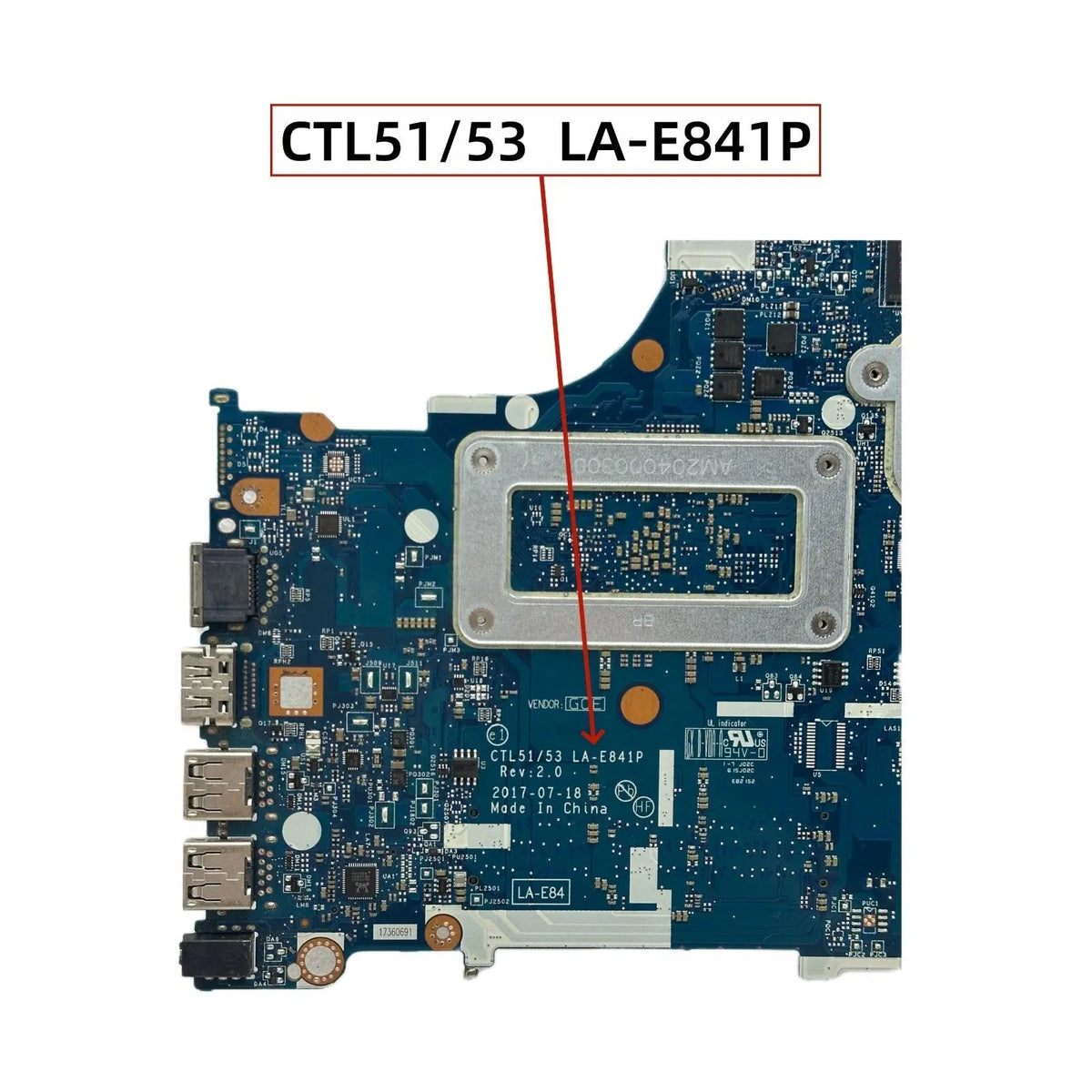 HP 15-BW 255 G6 Motherboard 924724-601 LA-E841P with A9-9420 CPU Radeon 520-2GB - Bighao-era Laptop Part