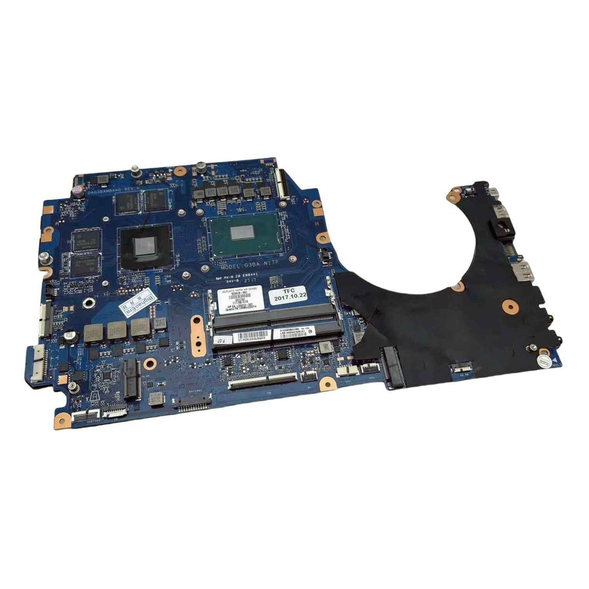 HP Omen 17‑AN Motherboard DAG3BAMBAF0 929518‑601 with i7-7700HQ CPU GTX1050-4GB - Bighao-era Laptop Part