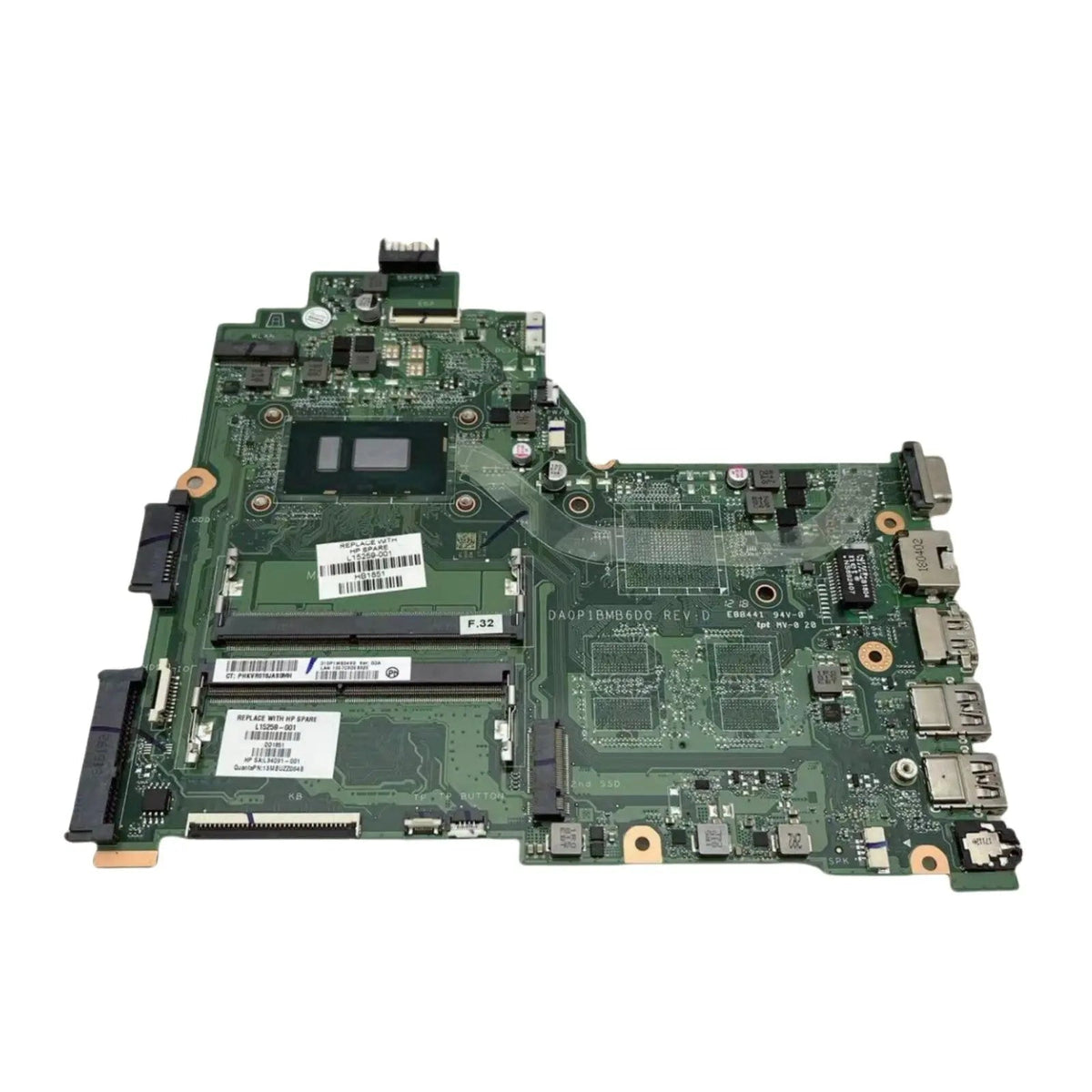 HP Pavilion 14-BS 240 G6 Motherboard DA0P1BMB6D0 L15259-601 with i3-7020U CPU - Bighao-era Laptop Part