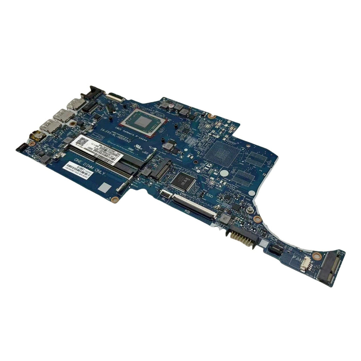 HP 14-DK 14S-DK 245 G7 Motherboard 6050A3068501 L56249-601 with Athlon 300U CPU - Bighao-era Laptop Part