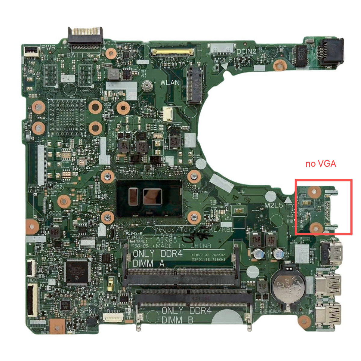 Dell Vostro 15 3567 Motherboard 15341-1 CN-0FXM81 with i7-7500U CPU - Bighao-era Laptop Part