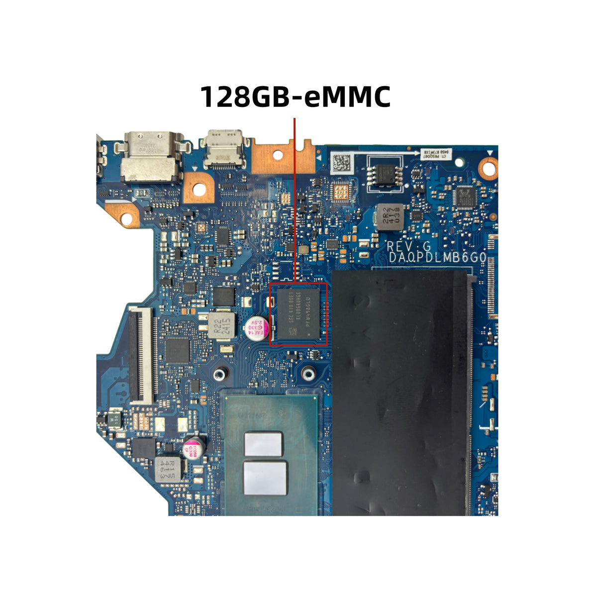 HP 15-FD Motherboard DA0PDLMB6G0 N36773-601 with N200 CPU 128GB-eMMC - Bighao-era Laptop Part