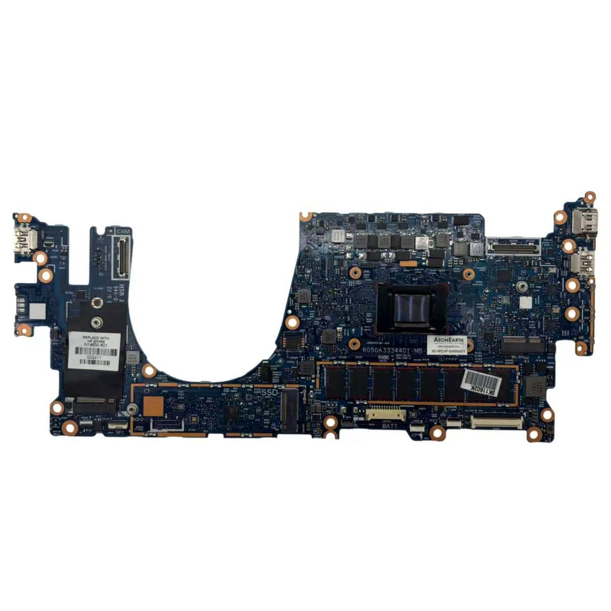 HP EliteBook 835 G9 Motherboard 6050A3334401 N16435-601 with R5 PRO 6650U 16GB-RAM