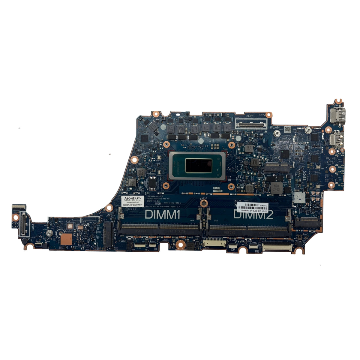 HP Zbook Firefly 14inch G11 Motherboard 6050A3510401 N91909-601 with Ultra 7-155H CPU