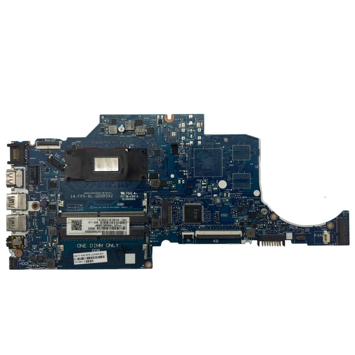 HP 245 G7 14-CM TPN-I132 Motherboard 6050A2983601 L23394-601 with R5-2500U CPU