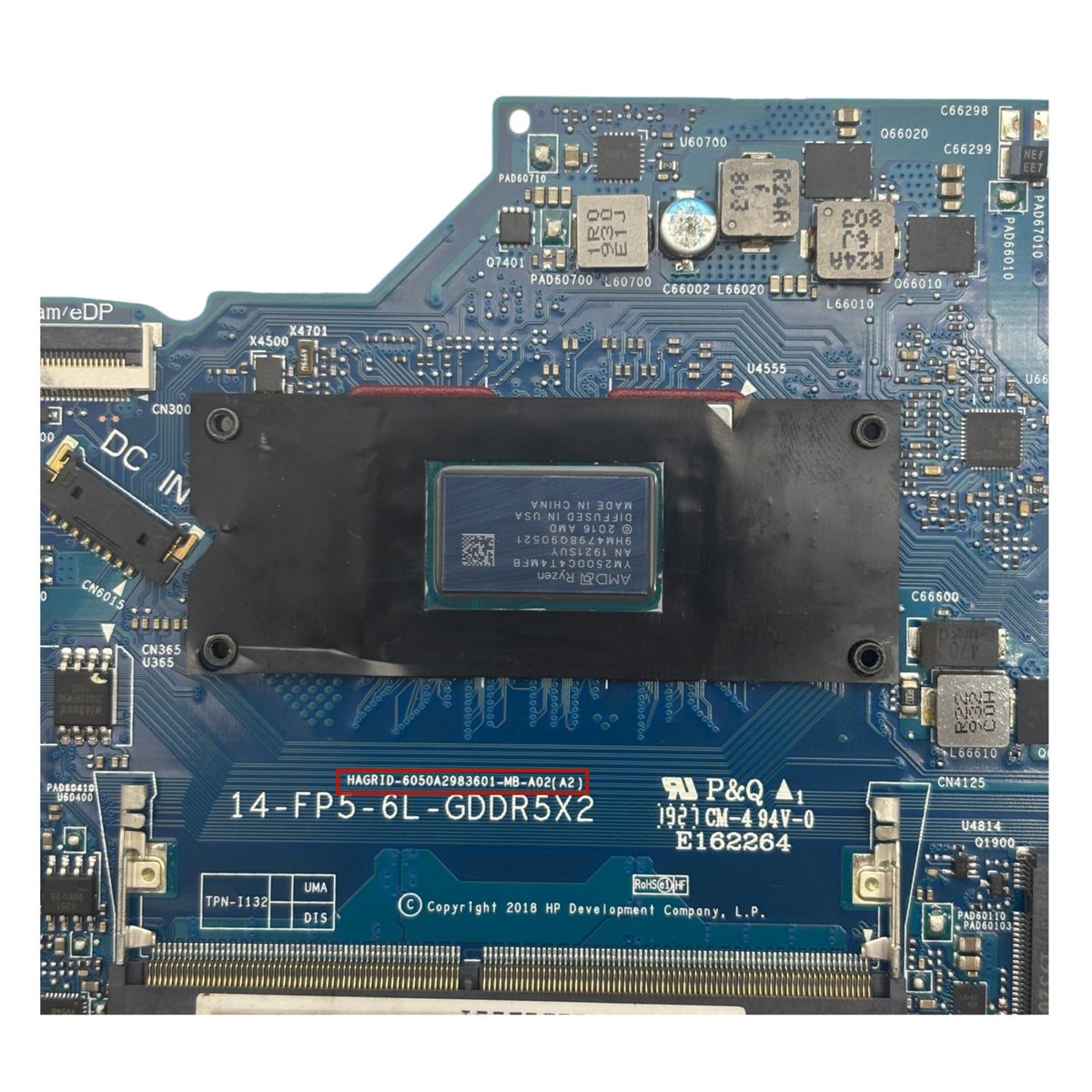 HP 245 G7 14-CM TPN-I132 Motherboard 6050A2983601 L23394-601 with R5-2500U CPU