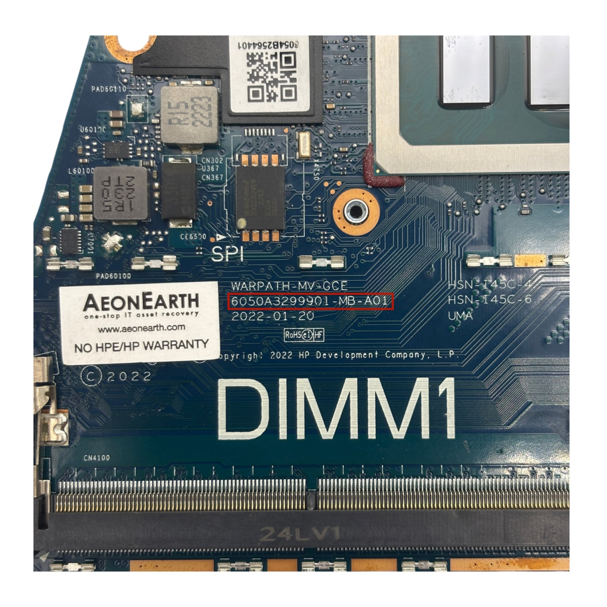HP EliteBook 840 G9 Motherboard 6050A3299901 N09045-601 with i5-1245U CPU