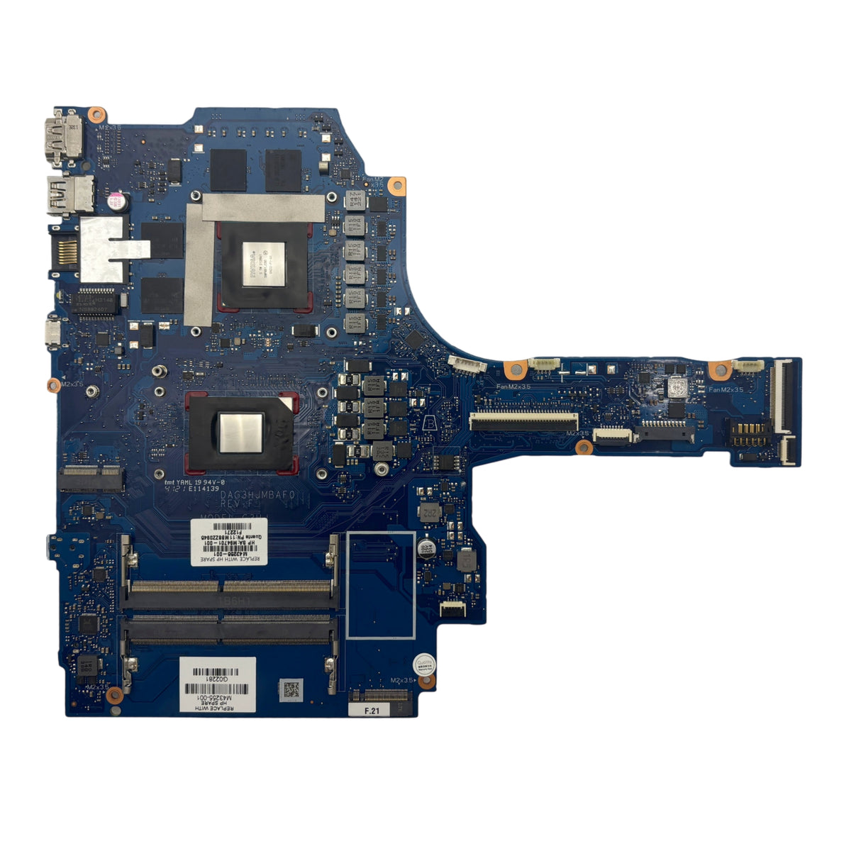 HP Pavilion Gaming 15-EC Motherboard DAG3HJMBAF0 M43255-601 with R7-5800H RTX3050Ti-4GB