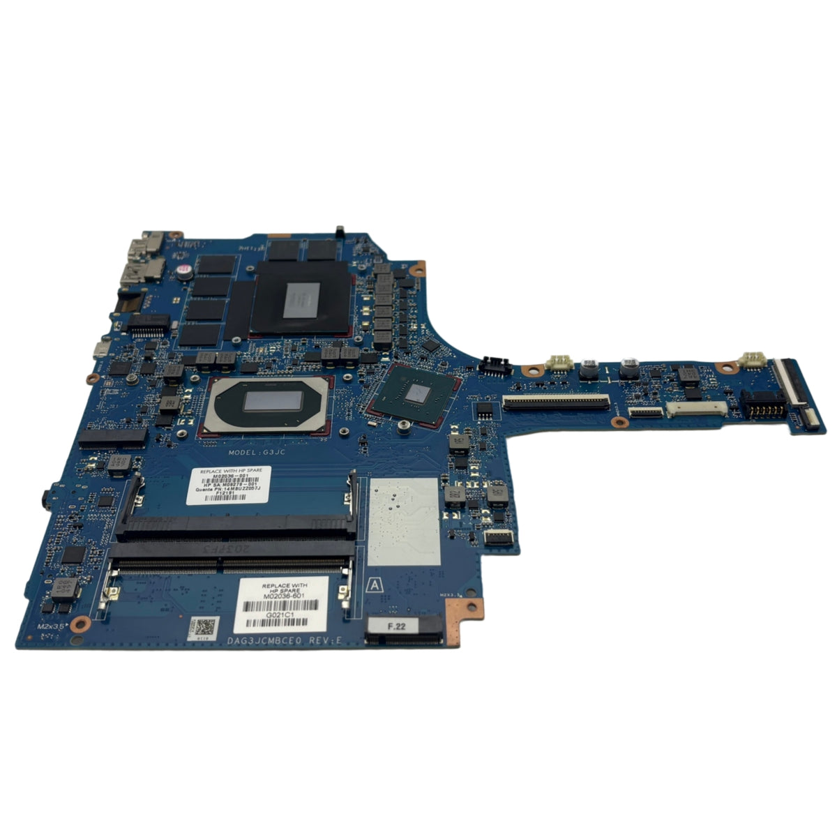 HP Pavilion Gaming 16-A Motherboard DAG3JCMBCE0 M02036-601 with i7-10750H CPU GTX1660Ti-6GB