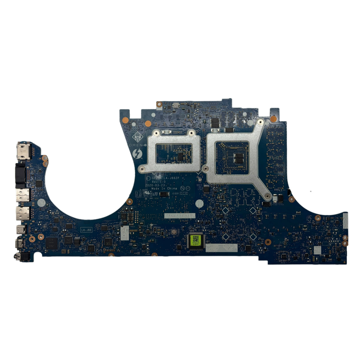HP Omen 15-DH Motherboard LA-J662P M01318-601 with i7-10750H CPU RTX2060-6GB
