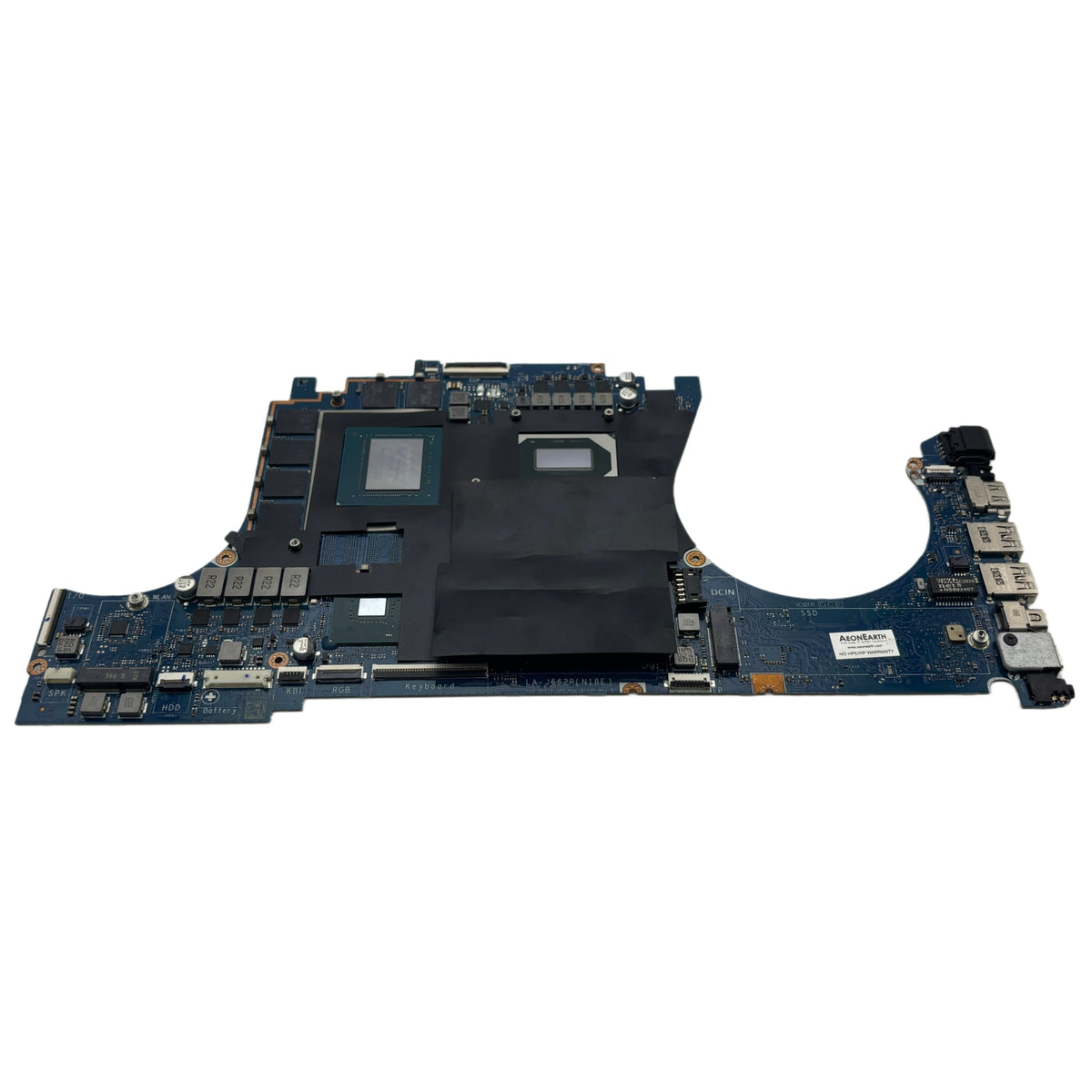 HP Omen 15-DH Motherboard LA-J662P M01318-601 with i7-10750H CPU RTX2060-6GB