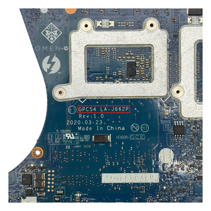 HP Omen 15-DH Motherboard LA-J662P M01318-601 with i7-10750H CPU RTX2060-6GB