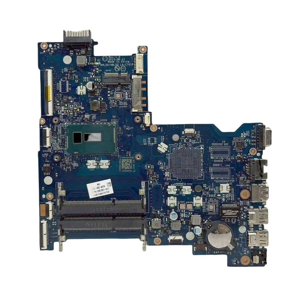 HP Pavilion 250 G4 15-AC Motherboard LA-C701P 830209-601 with i5-5200U CPU - Bighao-era Laptop Part
