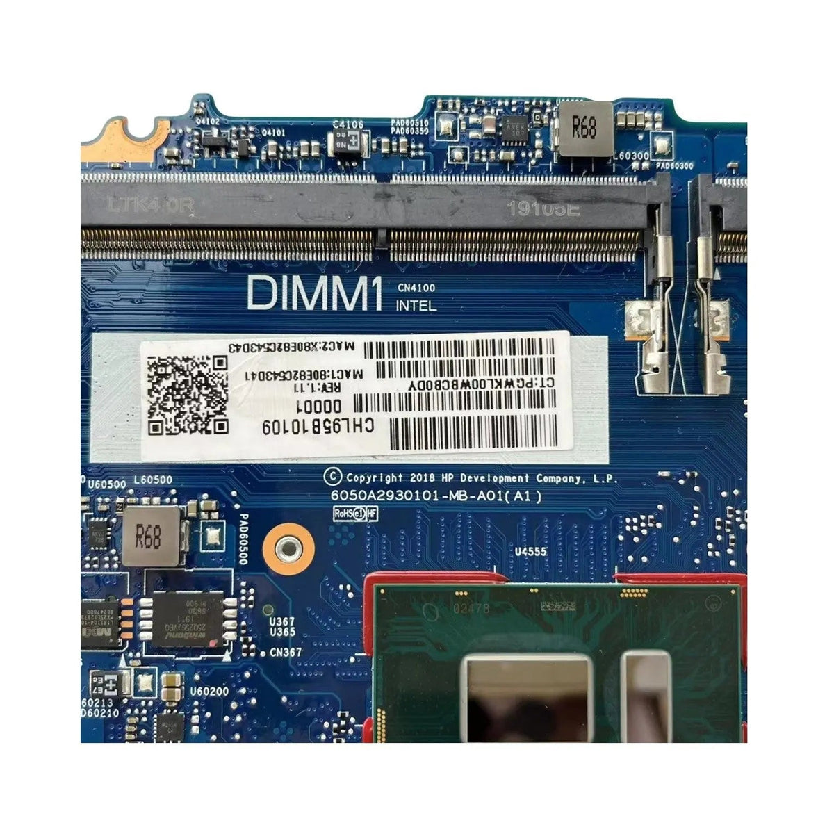 HP Elitebook 640/650 G4 Motherboard 6050A2930101 L09567-601 with i5-8250U CPU - Bighao-era Laptop Part