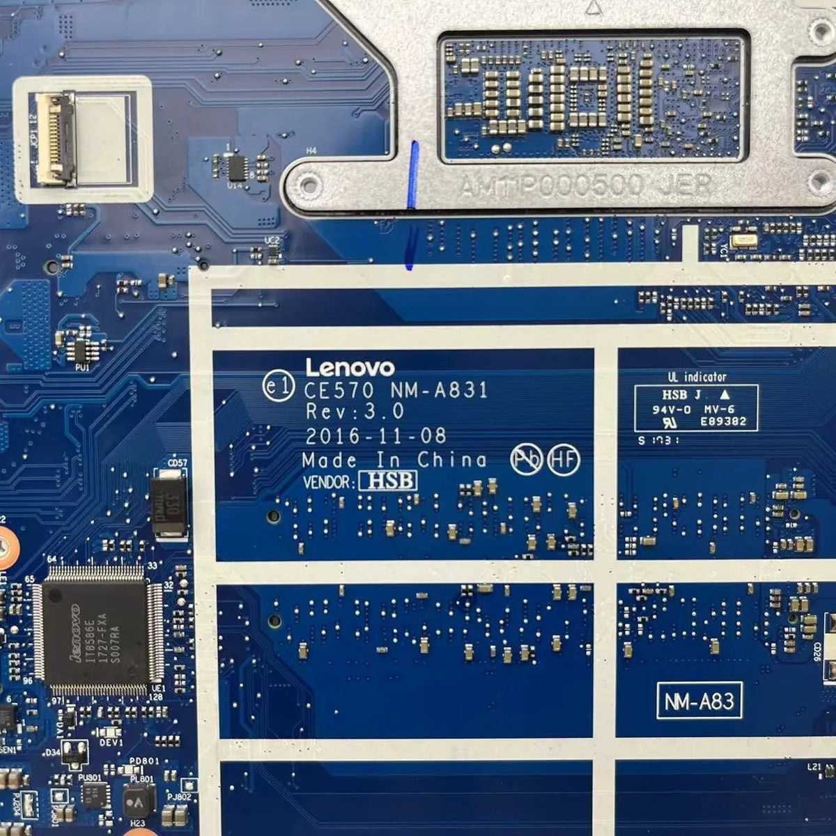 Lenovo ThinkPad E570 Motherboard NM-A831 01EP405 with i3-6006U CPU - Bighao-era Laptop Part