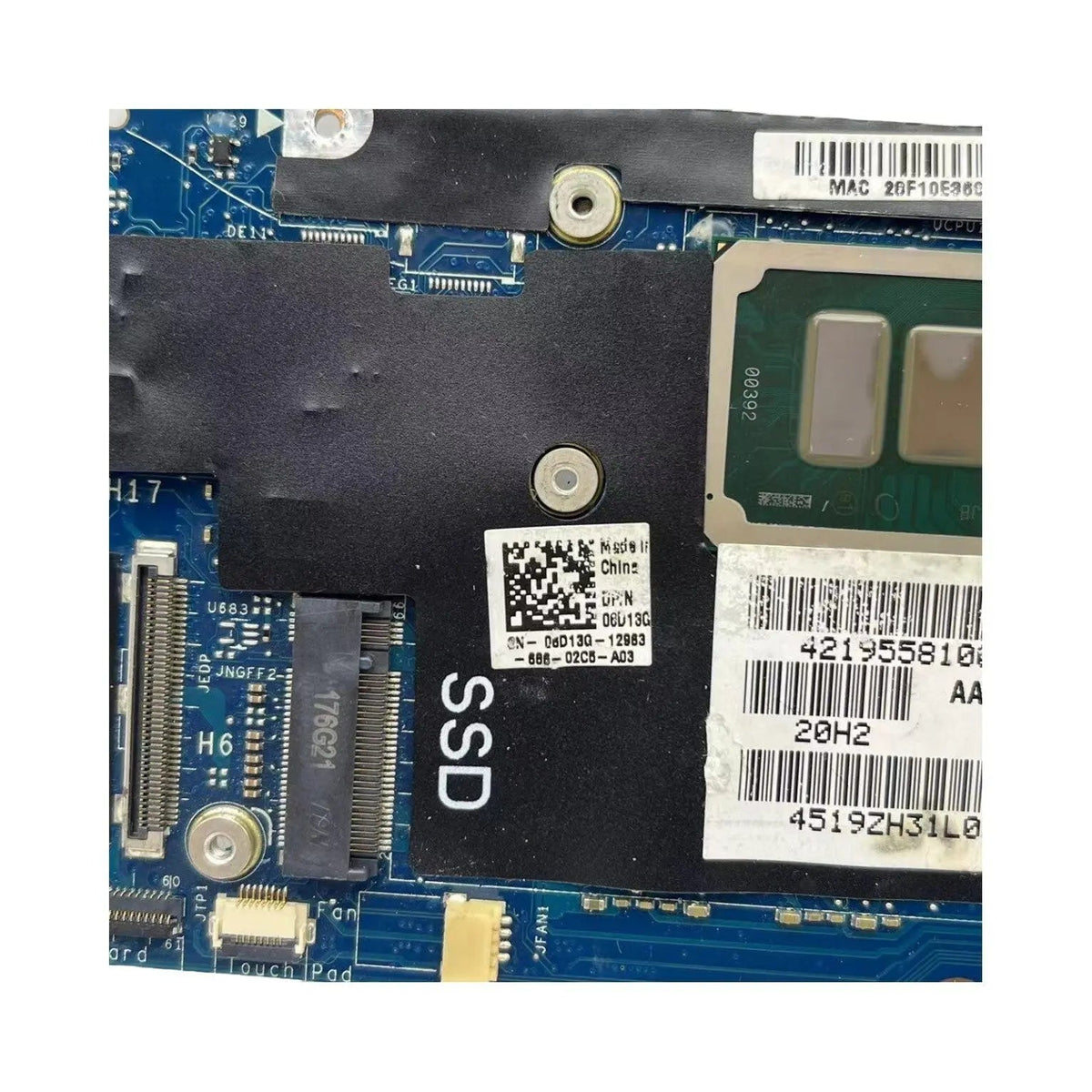 Dell XPS 13 9350 Motherboard LA-C881P with i7-6500U CPU  8GB RAM CN-06D13G - Bighao-Era Laptop part