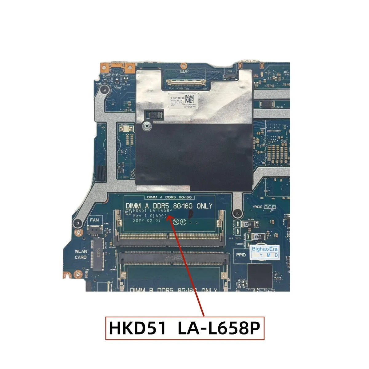 Dell G15 5525 Motherboard LA-L658P CN-043GG8 with R7-6800H CPU RTX3050Ti-4GB - Bighao-era Laptop Part