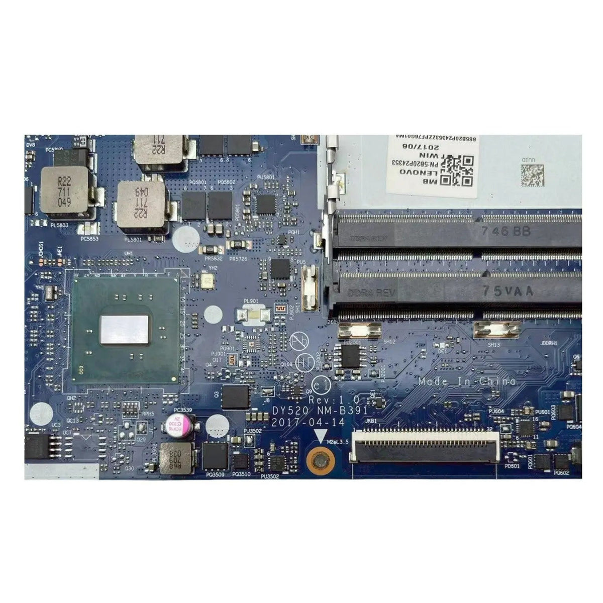 Lenovo Y520-15IKBM Motherboard NM-B391 5B20P24400 with i5-7300HQ GTX1060-6GB - Bighao-era Laptop Part