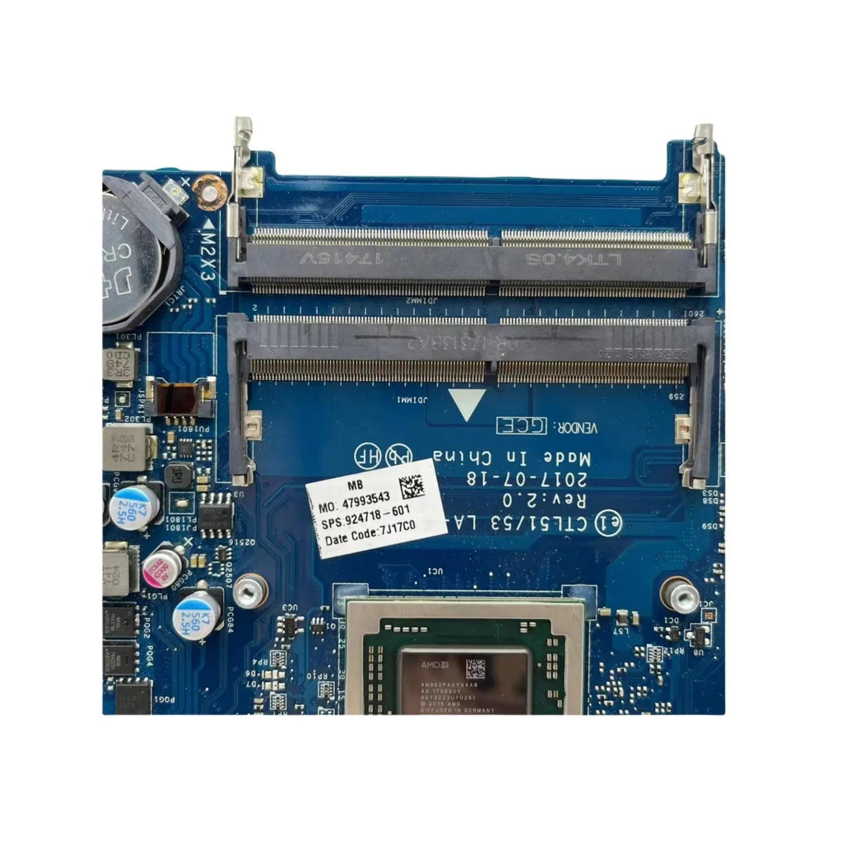 HP Pavilion 15-BW Motherboard LA-E831P 924718-601 with AMD A10-9620P CPU - Bighao-era Laptop Part