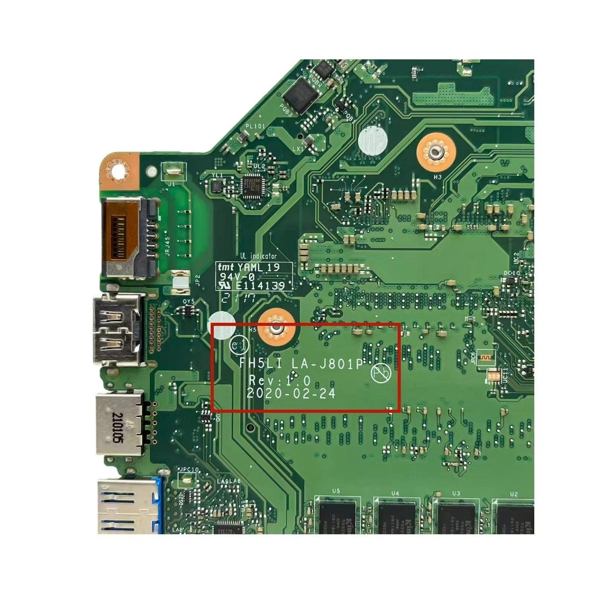 Acer Aspire A315-56 Motherboard LA-J801P NB.HS511.003 with i7-1035G7 CPU 4GB-RAM - Bighao-era Laptop Part