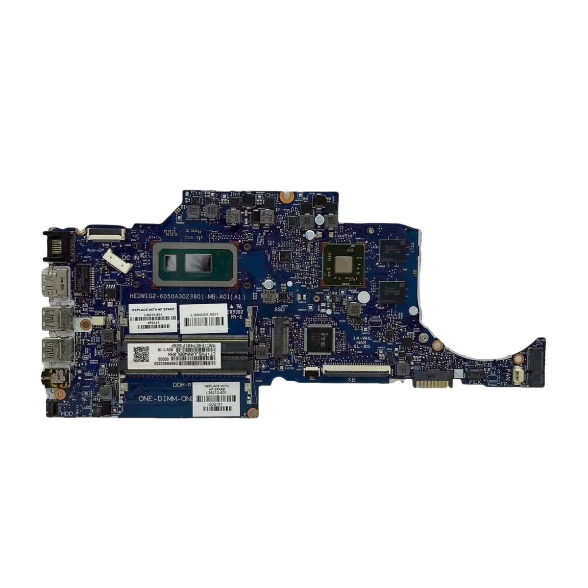 HP 14-CF 14‑CR Motherboard 6050A3023801 L38210-601 with i5-8265U R7 M440-2GB - Bighao-era Laptop Part