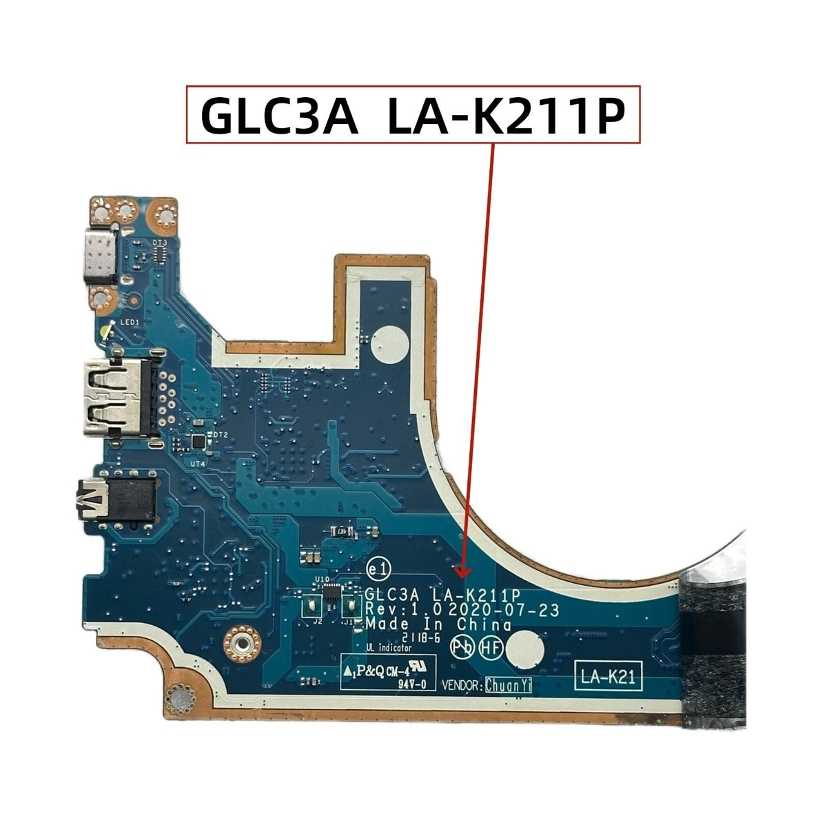 Lenovo Yoga 6-13ALC6 Motherboard LA-K211P 5B21C41669 with R5-5500U CPU 8GB-RAM - Bighao-era Laptop Part