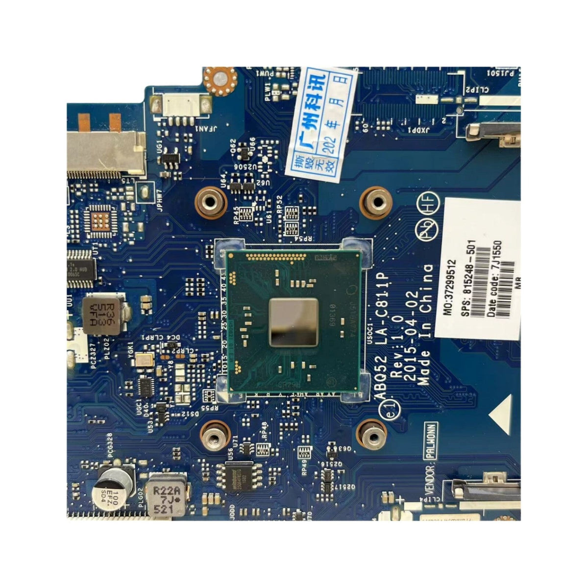 HP 15-AC 250 G4 Motherboard LA-C811P 815248-501 with N3050 CPU - Bighao-era Laptop Part