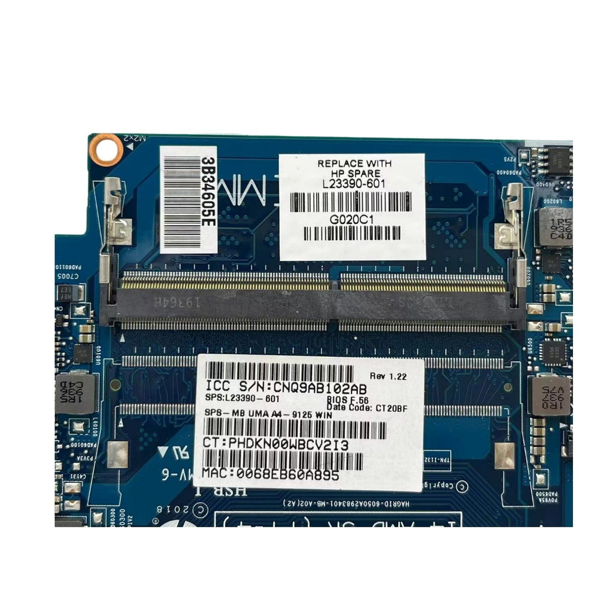 HP 14-CM 245 G7 Motherboard 6050A2983401 L23390-001 with A4-9125 CPU - Bighao-era Laptop Part