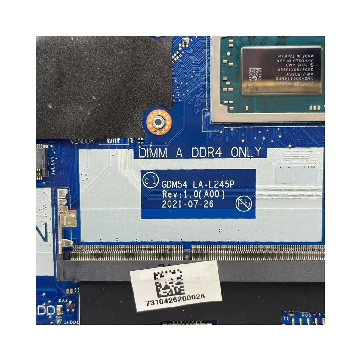 Dell Inspiron 15 3515 Motherboard LA-L245P CN-0PY51M with R5-3500U CPU - Bighao-era Laptop Part