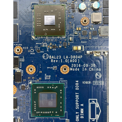 Dell Inspiron 15‑5565 Motherboard LA-D804P CN-0K6473 with A6-9200P CPU R5 M430-2GB - Bighao-era Laptop Part