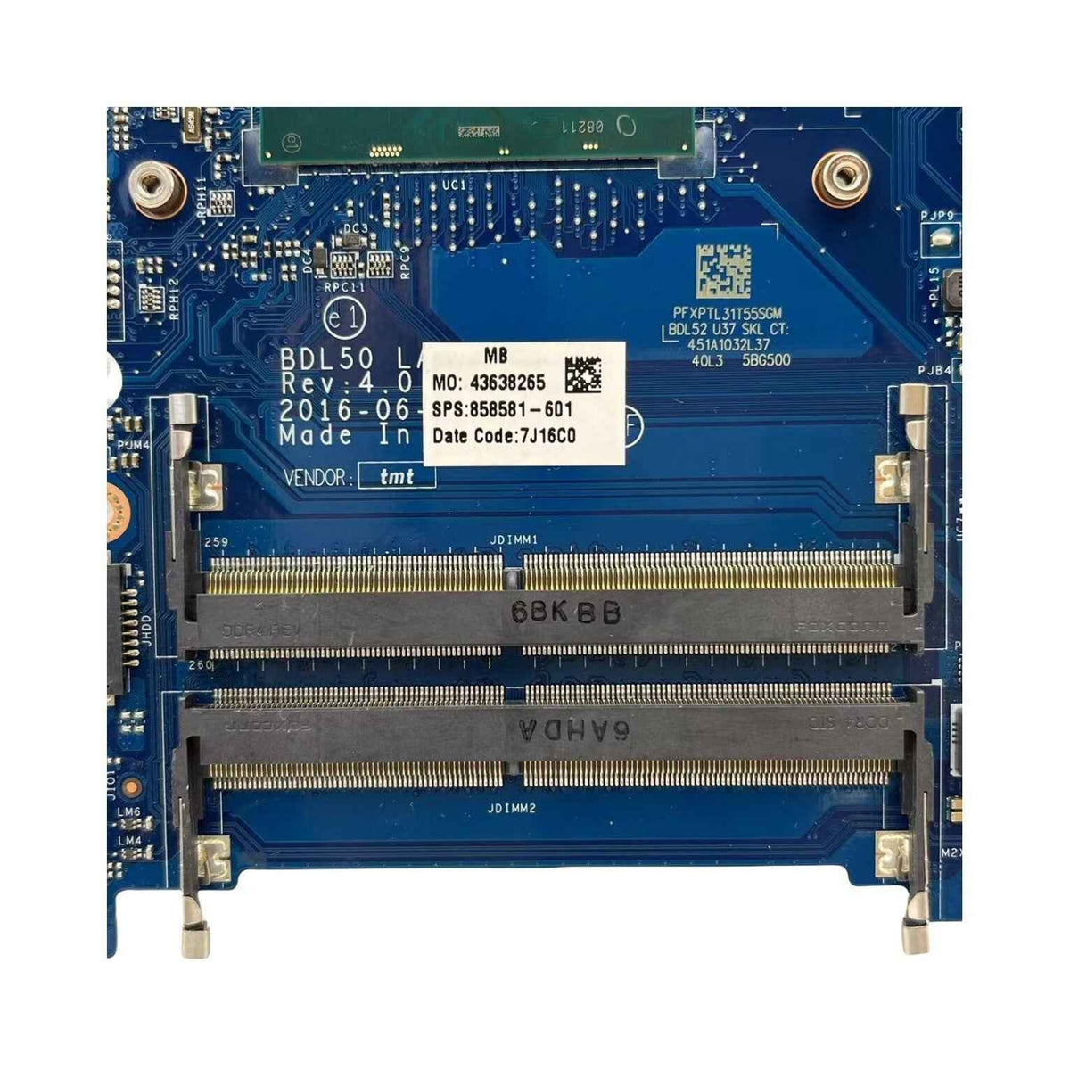 HP 250 G5 15‑AY Motherboard LA-D704P 858581-601 with i5-6200U CPU - Bighao-era Laptop Part