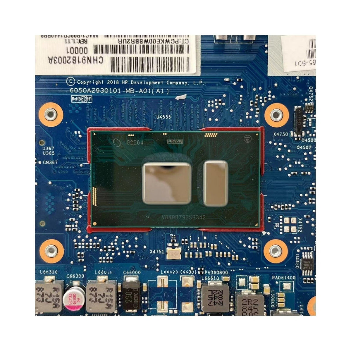 HP ProBook 640/650 G4 Motherboard 6050A2930101 L09565-601 with i5-7200U CPU - Bighao-era Laptop Part