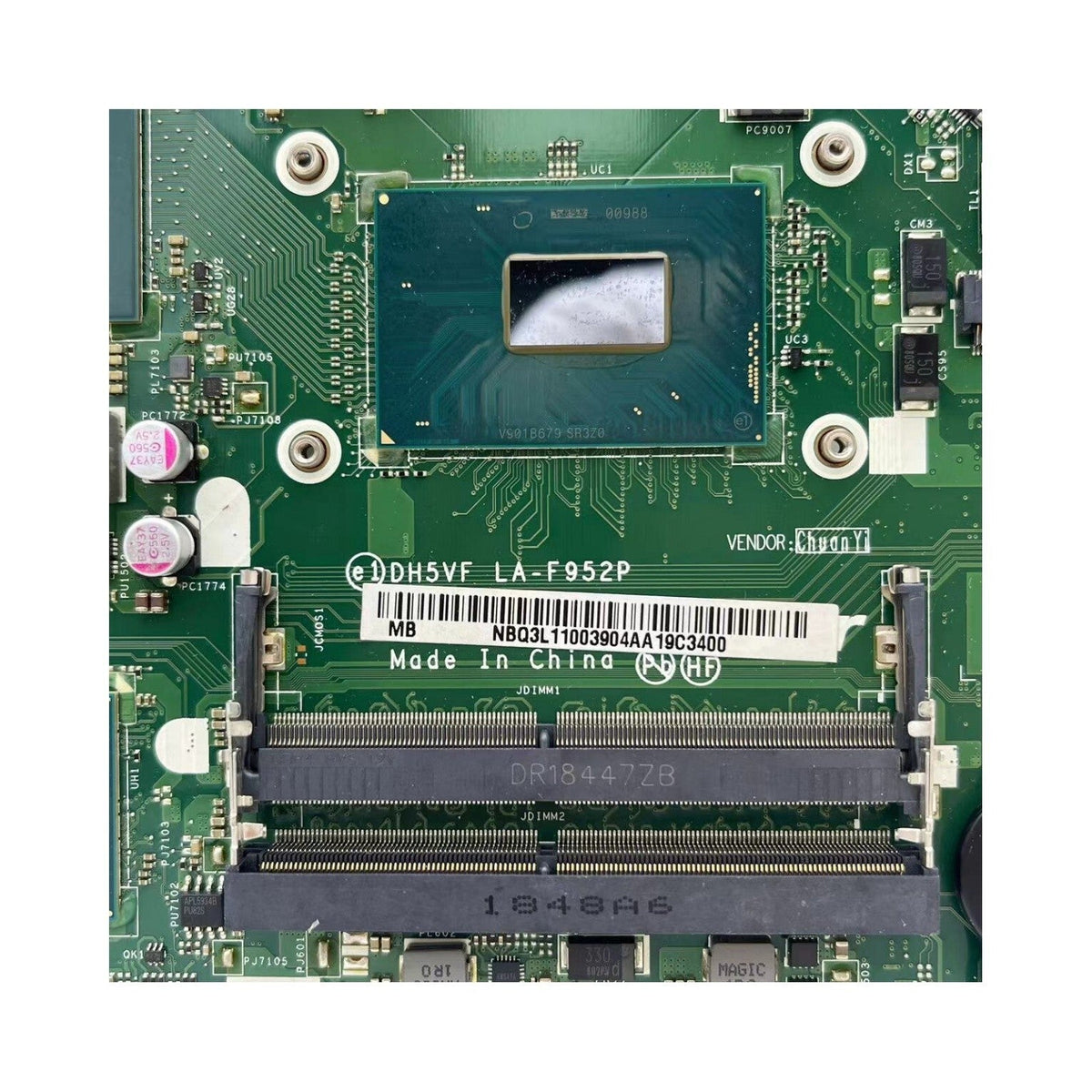 Acer Nitro 5 AN515-53 Motherboard LA-F952P NB.Q3L11.007 with i5-8300H GTX1050Ti-4GB - Bighao-era Laptop Part