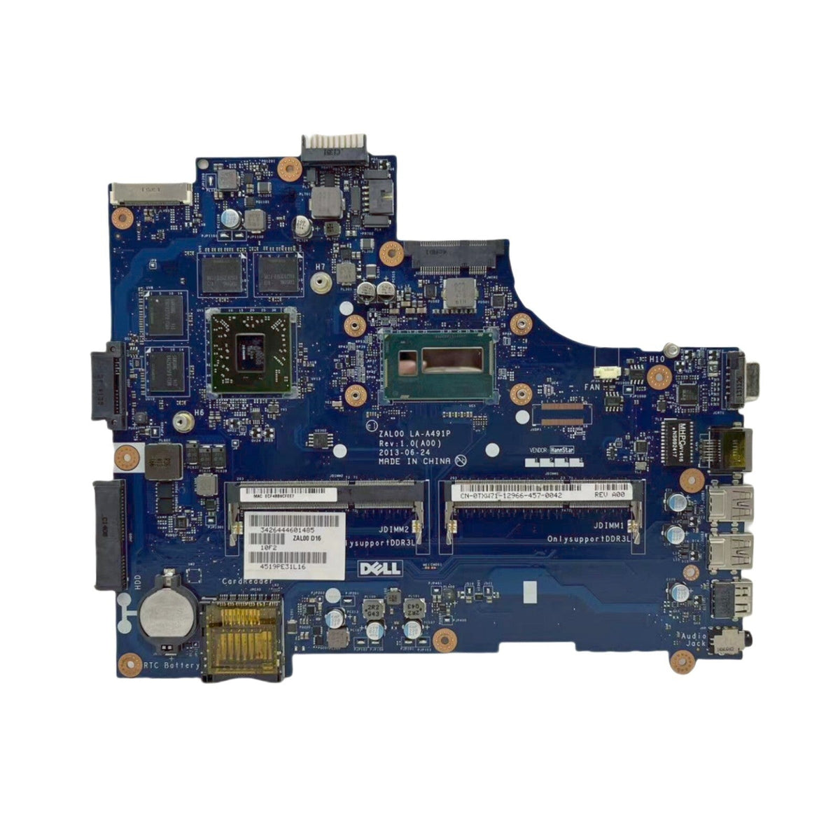 Dell Latitude 3540 Motherboard LA-A491P CN-0TXW71 with i5-4200U CPU HD8850-2GB - Bighao-era Laptop Part