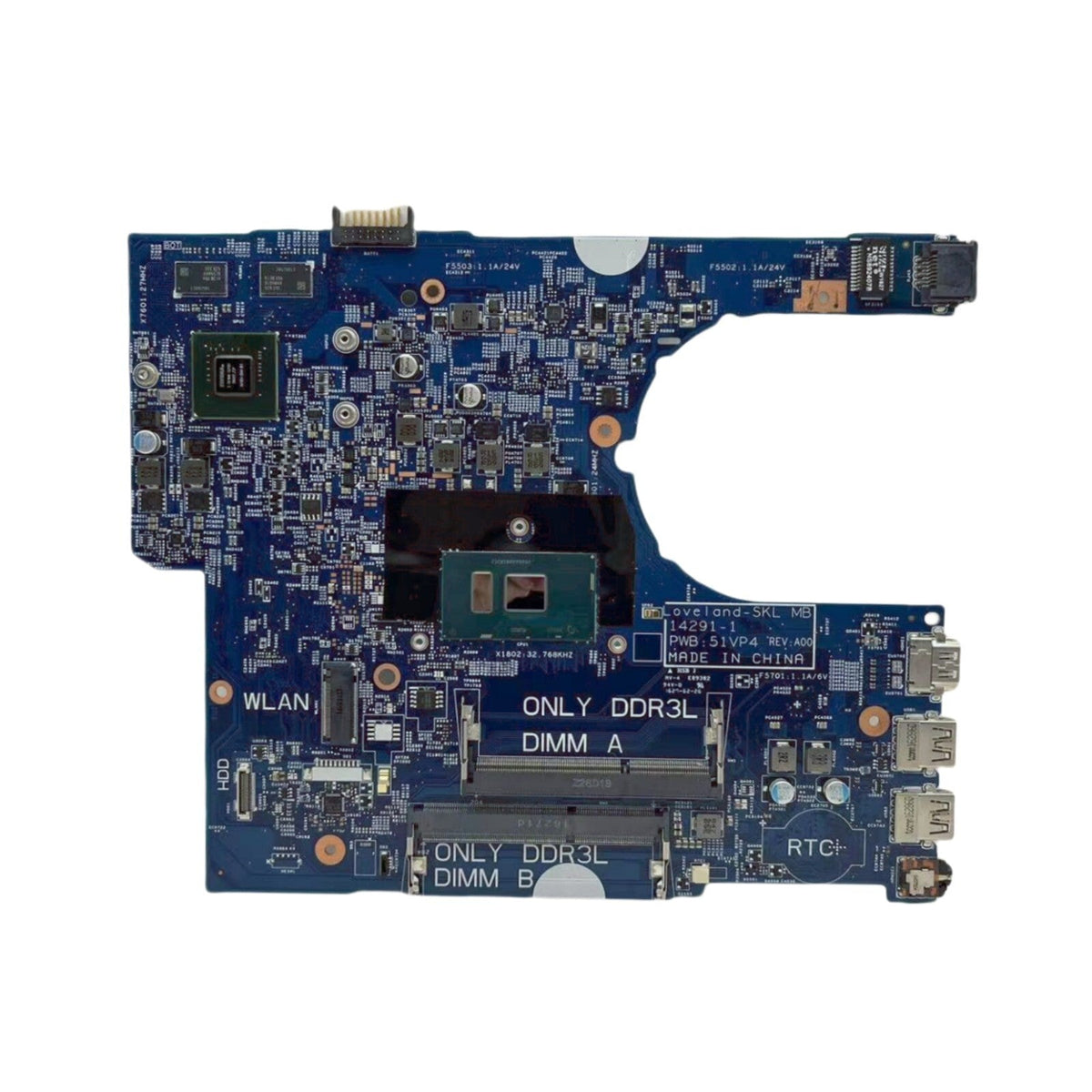 DELL Latitude 3470 3570 Motherboard 14291-1 CN-00KCD9 with i7-6500U CPU GT920M-2GB - Bighao-era Laptop Part