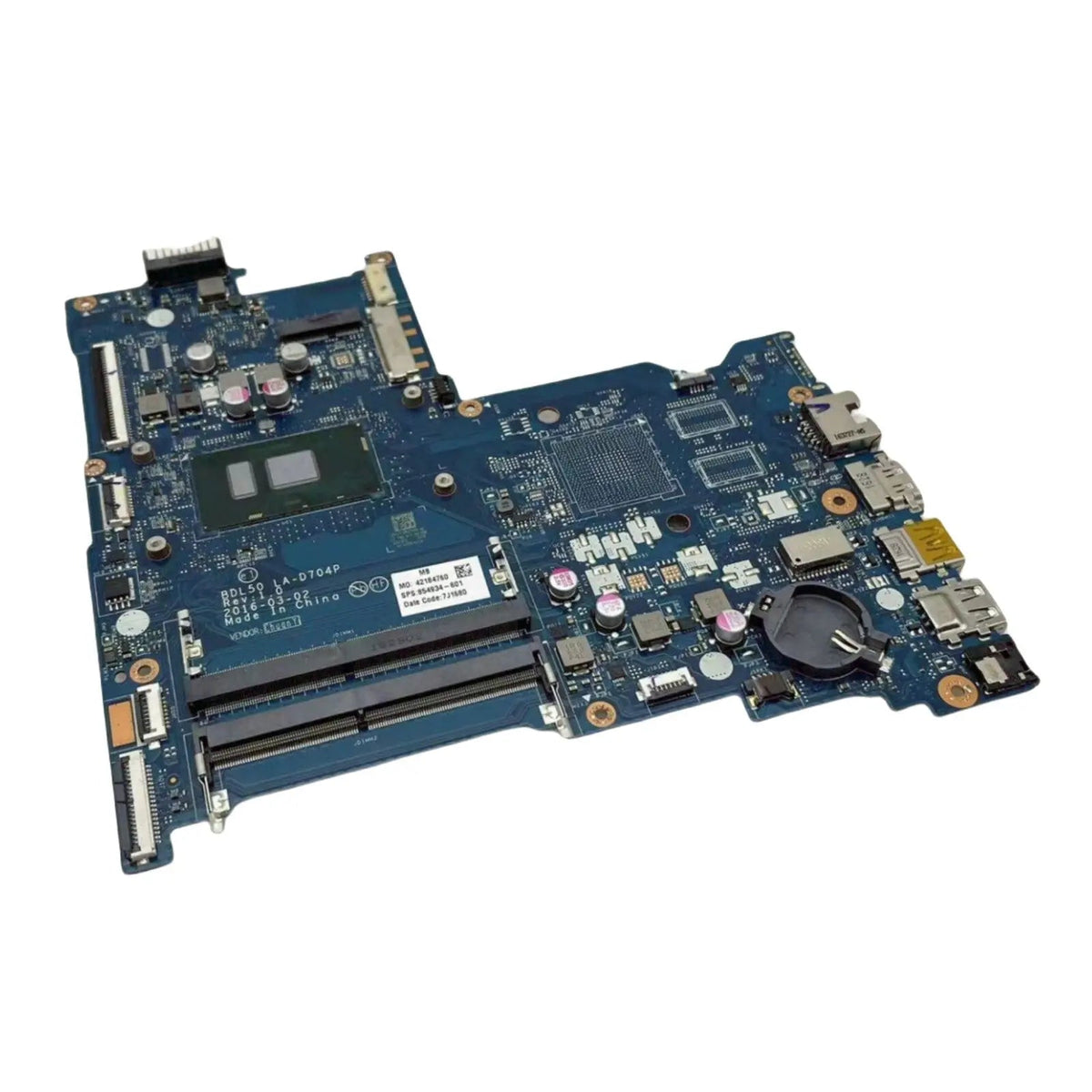 HP 15-AY Motherboard LA-D704P 854934-601 with i7-6500U CPU - Bighao-era Laptop Part
