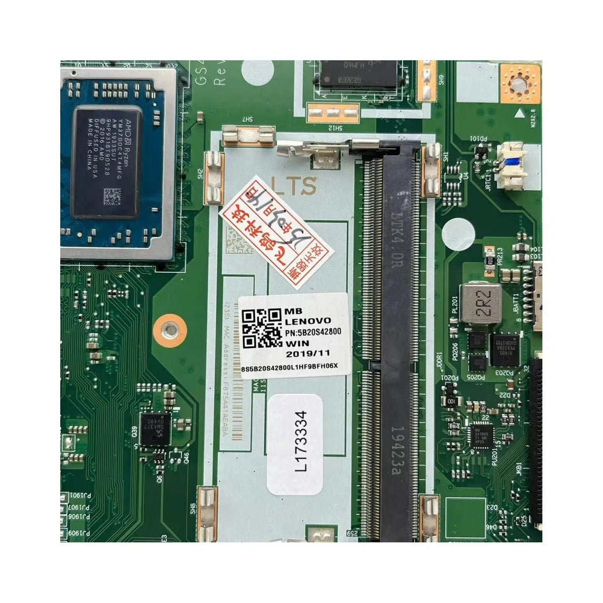 Lenovo IdeaPad S145-15API Motherboard NM-C511 5B20S42800 with R7-3700U 4GB-RAM - Bighao-era Laptop Part