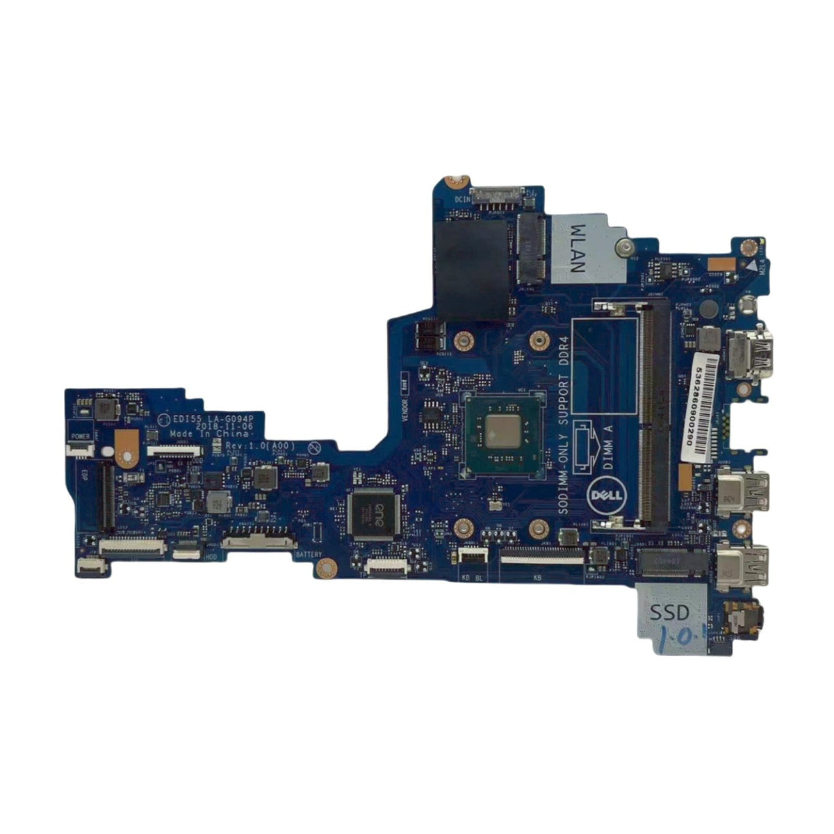 Dell Inspiron 3482 3582 3782 Motherboard LA-G094P CN-0K0WRH with N5000 CPU - Bighao-era Laptop Part