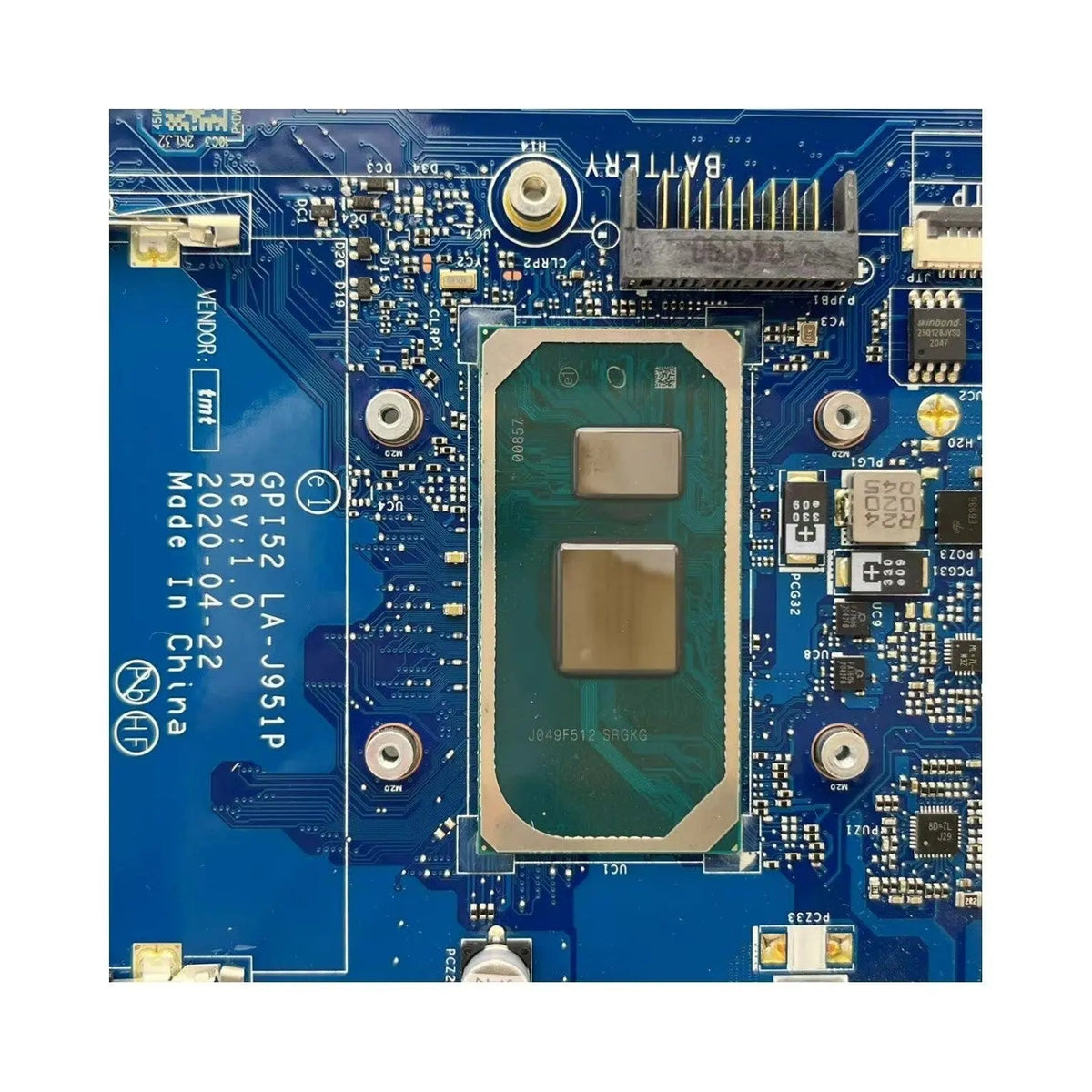 HP 15-DA 250 G7 Motherboard LA-J951P L92843-601 with Core i5-1035G1 CPU - Bighao-era Laptop Part