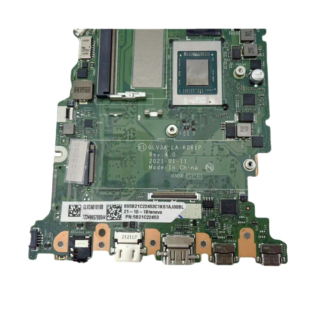Lenovo ThinkBook 14 G3 ACL/14 G2 ARE motherboard LA-K061P 5B21C22453 with R5-5500U CPU 8GB-RAM - Bighao-era Laptop Part