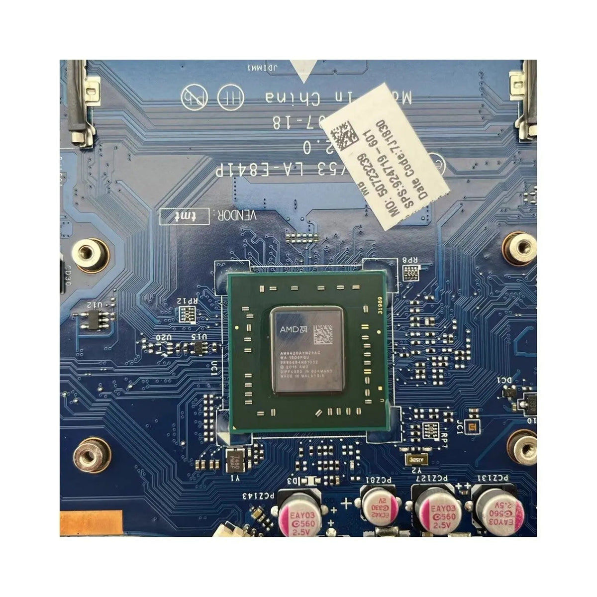 HP Pavilion 15-BW 255 G6 Motherboard LA-E841P 924719-601 with A9-9420 CPU - Bighao-era Laptop Part