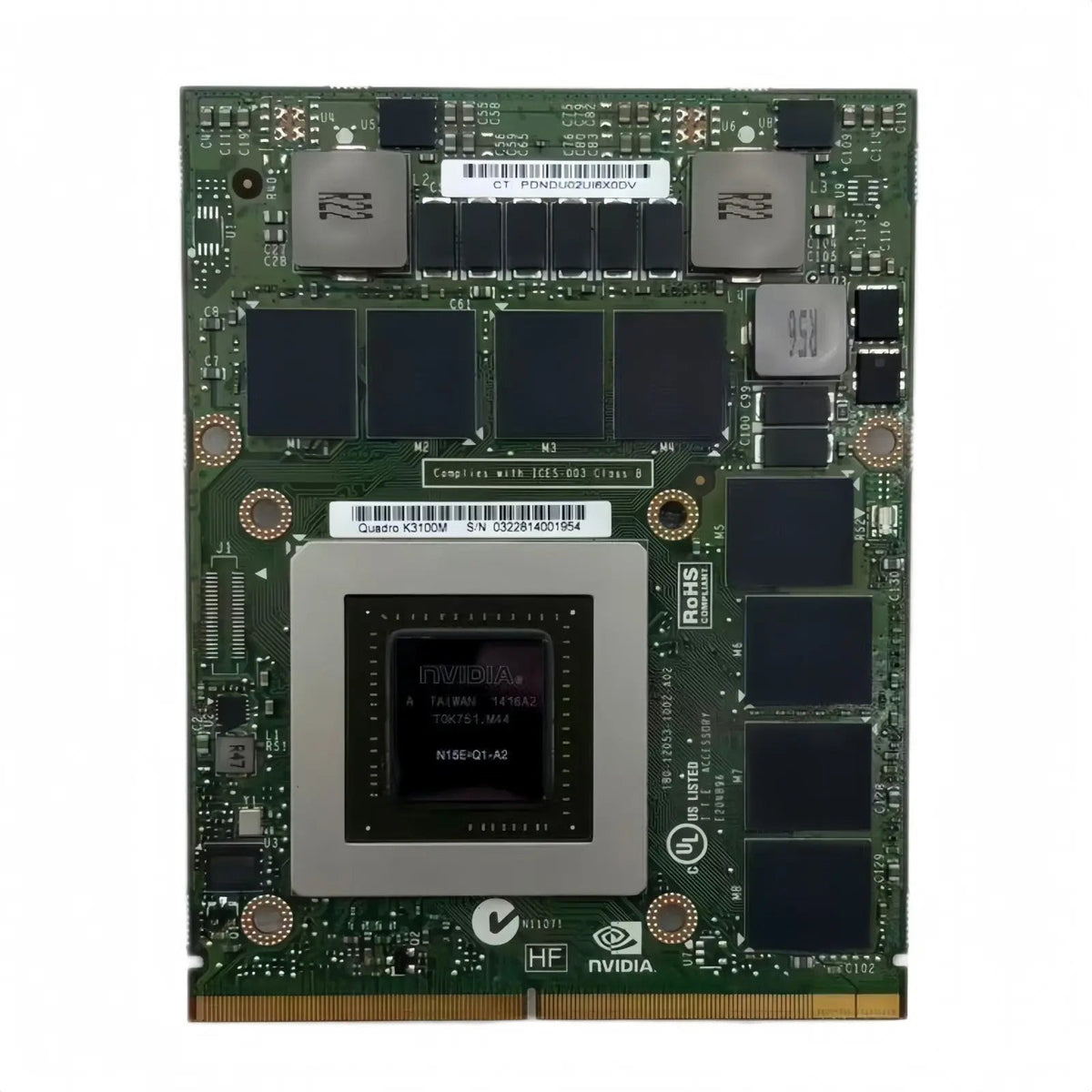 HP NVIDIA Quadro K3100M Graphics Card 4GB - 729546-001 725328-001 - Bighao-era Laptop Part