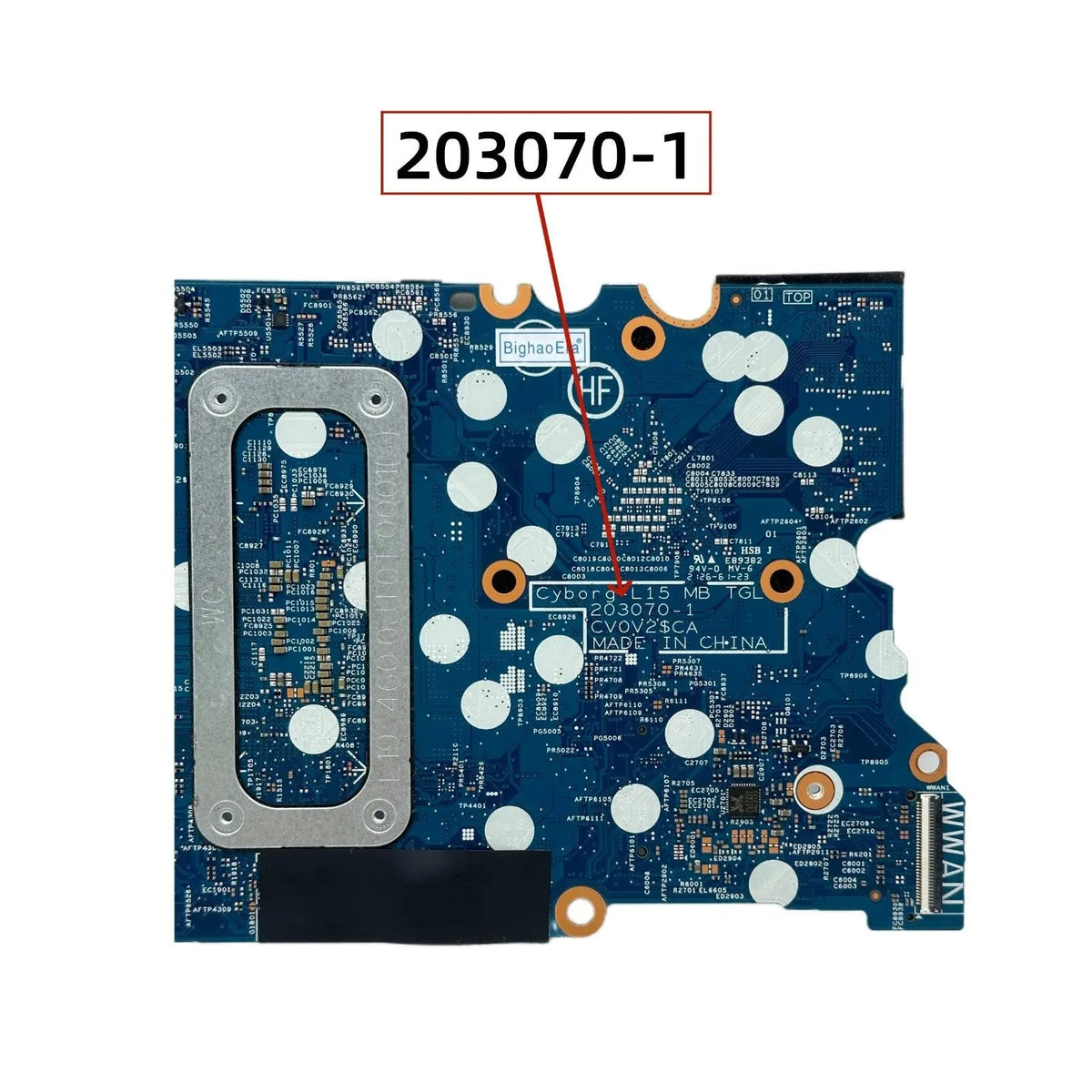 Dell Latitude 3520 Motherboard 203070-1 CN-00DN01 with i3-1115G4 CPU - Bighao-era Laptop Part