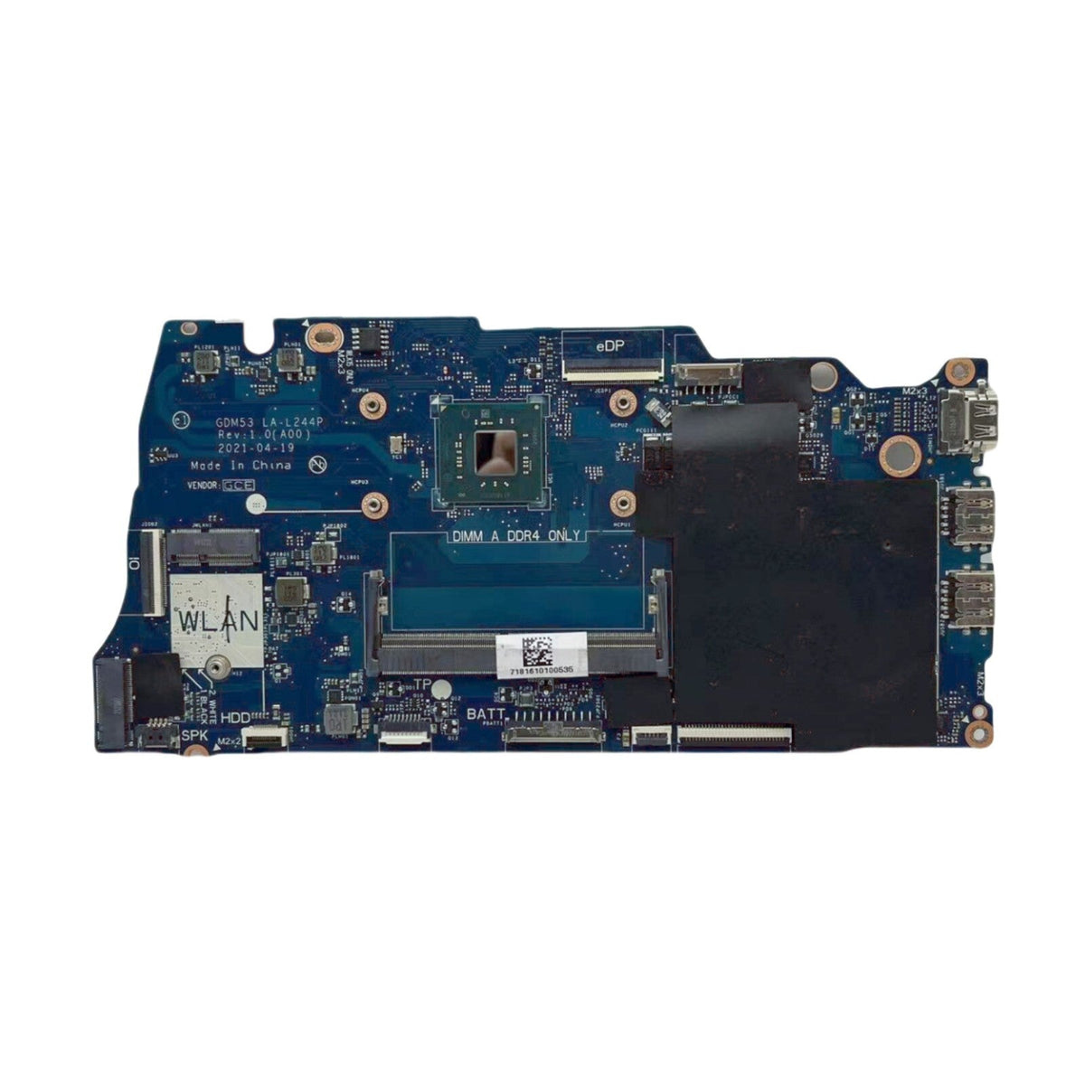 Dell Inspiron 15 3510 Motherboard LA-L244P CN-0R84G9/CN-0P1JG9 with N5030 CPU - Bighao-era Laptop Part
