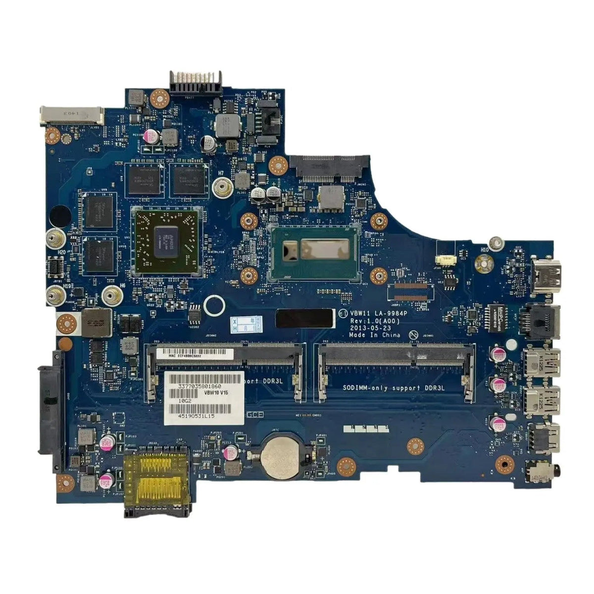 Dell Inspiron 3737 5737 Motherboard LA-9984P CN-0DYFMW with i7-4500U 8870M-2GB - Bighao-era Laptop Part