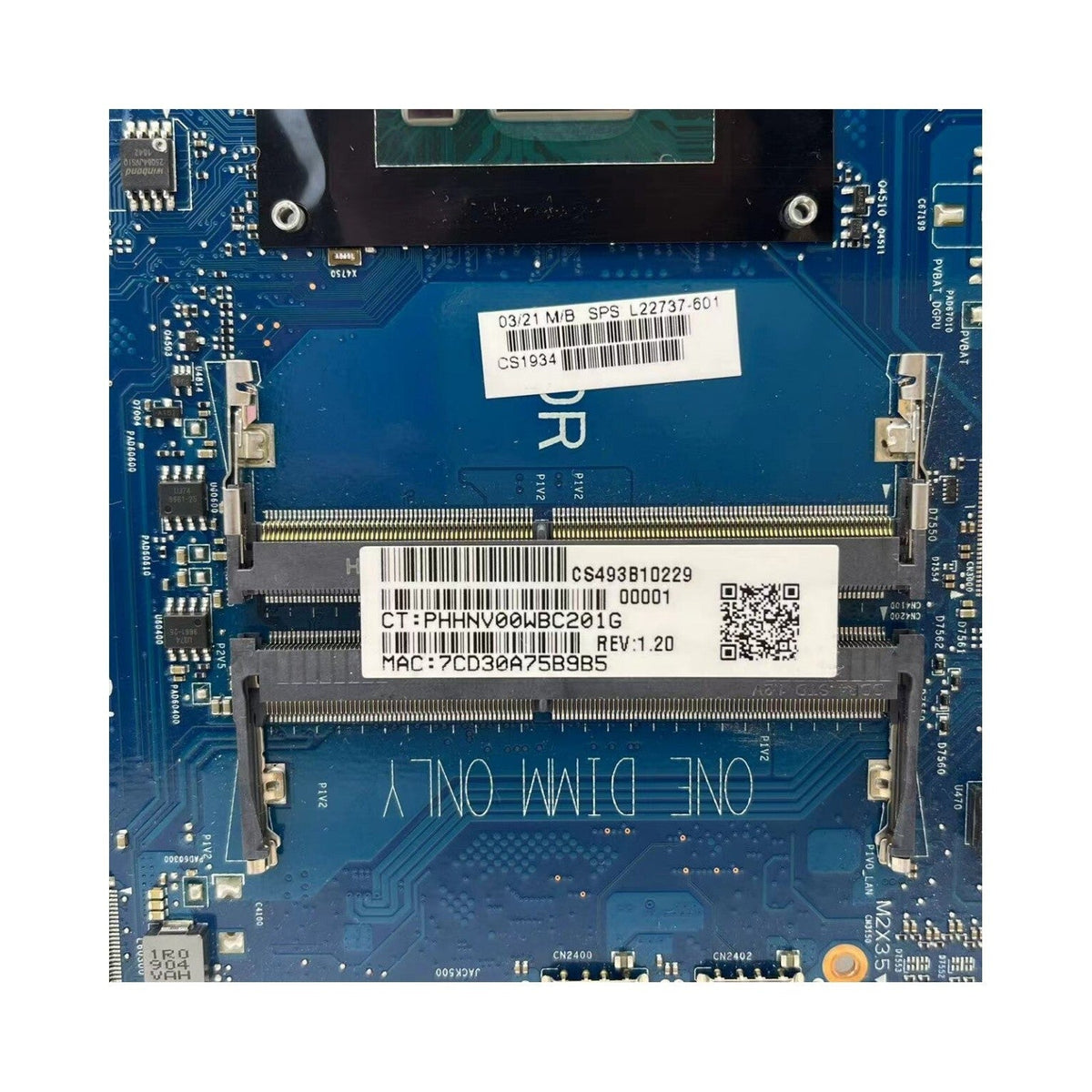 HP 17-BY Motherboard 6050A2982701 L22737-001 with i3-8130U CPU - Bighao-era Laptop Part