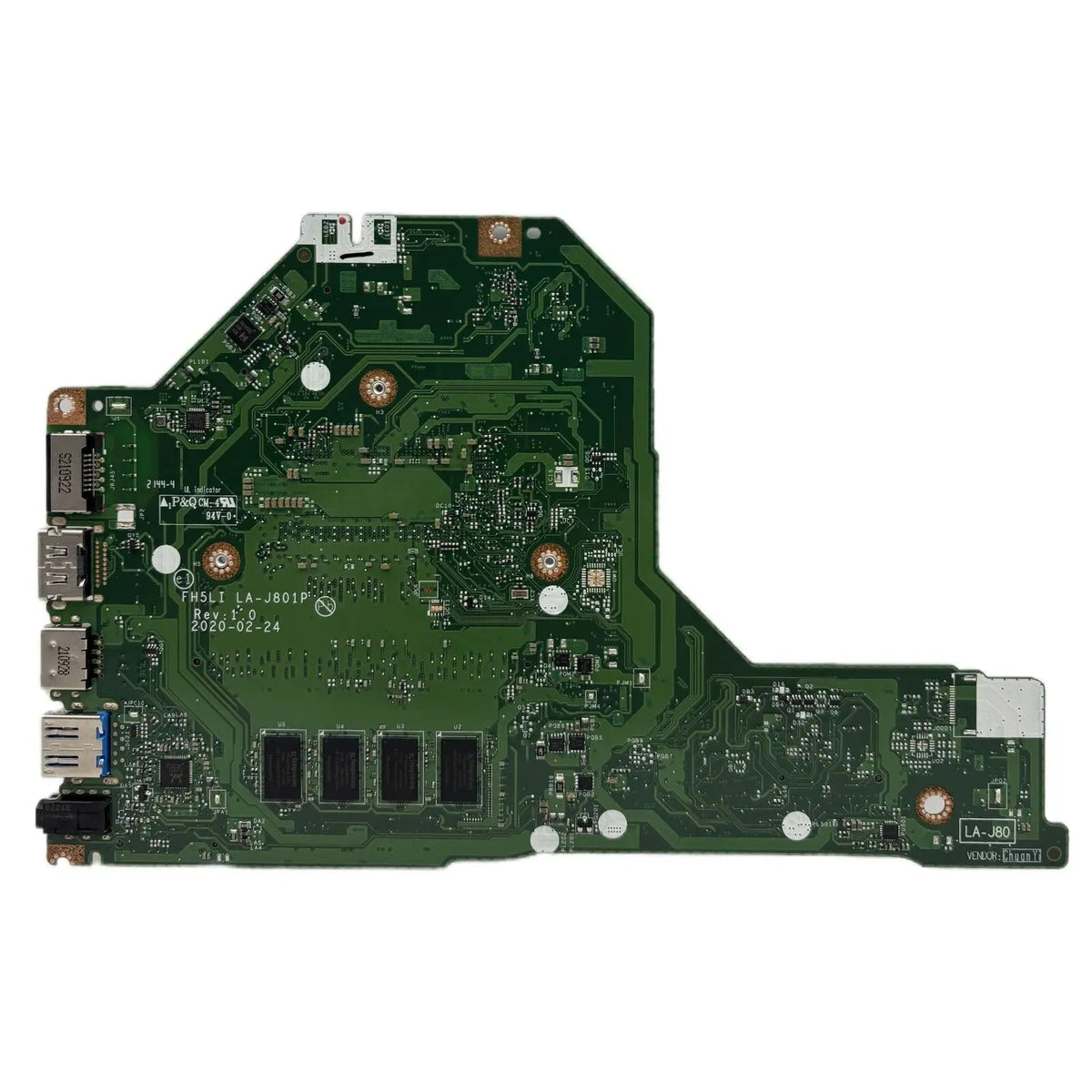 Acer Aspire A315-56 Motherboard LA-J801P NB.HS511.001 with i3-1005G1 CPU 4GB-RAM - Bighao-era Laptop Part